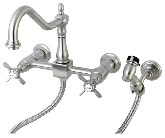 traditional kitchen faucets classic satin nickel wall mount kitchen faucet traditional kitchen faucets traditional kitchen faucets canada